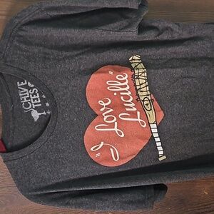 I Love Lucille Black Graphic Tee